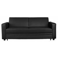 lpd detroit faux leather sofa bed with drawer