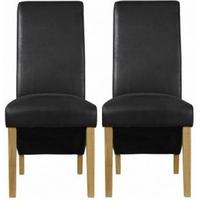 LPD Treviso Black Dining Chair (Pair)