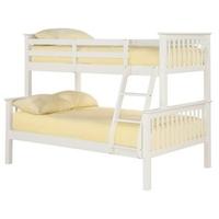 LPD Otto Trio Kids Bunk Bed - Solid Off White