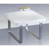 lpd accent white high gloss lamp table