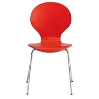 LPD Ibiza Red Dining Chair (Pack of 4)