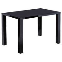 lpd monroe black high gloss small dining table