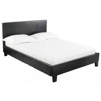 LPD Prado Faux Leather Bed - Black