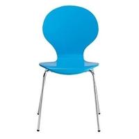 LPD Ibiza Blue Dining Chair (Pack of 4)