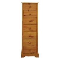 LPD Baltic Antique Pine Chest of Drawer - 7 Drawer