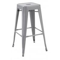 LPD Hoxton Silver Bar Stool (Pair)