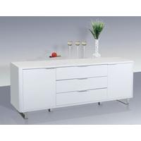 LPD Accent White High Gloss Sideboard