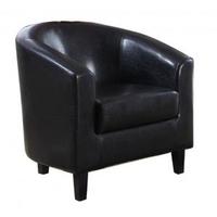 lpd black tub chair