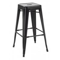 LPD Hoxton Black Bar Stool (Pair)