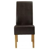 LPD Padstow Brown Dining Chair (Pair)