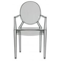 LPD Maison Smoke Grey Ghost Style Chair (Pair)