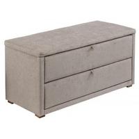 LPD Darcy Fabric Ottoman