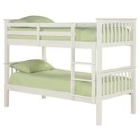 lpd leo kids bunk bed solid off white