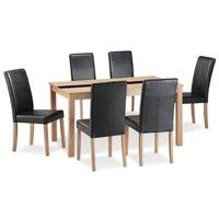 LPD Ashleigh Ash Large Dining Set with 6 Chairs
