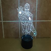 Lron Man 3 D Projection Lamp Tou...