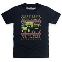 lro two leaf springs xmas kids t shirt