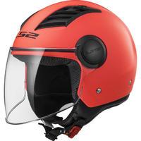 LS2 OF562 Airflow L Solid Open Face Motorcycle Helmet & Visor