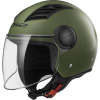 LS2 OF562 Airflow L Solid Open Face Motorcycle Helmet & Visor