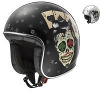 LS2 OF583.30 Bobber Tattoo Open Face Motorcycle Helmet