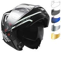 LS2 FF324.21 Metro Firefly Flip Front Motorcycle Helmet & Visor