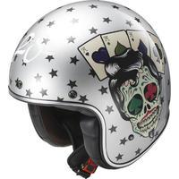LS2 OF583.30 Bobber Tattoo Open Face Motorcycle Helmet