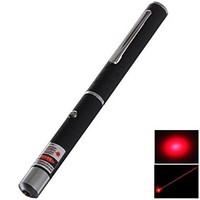 LS323 Single Light Red Laser Pointer Pen(5mW, 650nm, 2XAAA, Black)