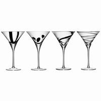 LSA Jazz Cocktail Glasses 11.3oz / 320ml (Pack of 4)