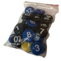 LS Replacement Numbered Magnets For Tactic Boards