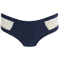 L*space L* Navy Blue Tanga Swimsuit Dreamer Crochet Twilight women\'s Mix & match swimwear in blue