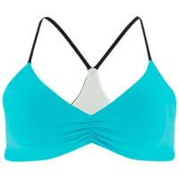 L*space L* Turquoise Bra Swimsuit Color Block Wild One Reversible women\'s Mix & match swimwear in blue