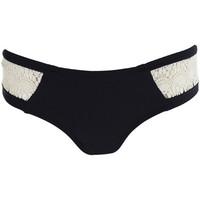 L*space L* Black Tanga Swimsuit Dreamer Crochet Twilight women\'s Mix & match swimwear in black