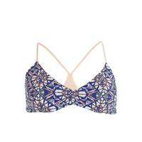 L*Space Bleu Bra Swimsuit Reversible Tanzania Wild One