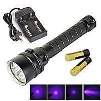 LT - HZ 5 × CREE-XPE 5000LM UV Purple Diving 150 M Black Set