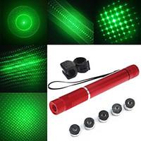 lt 5mw 532nm visible adjustable beam green laser pen flashlight red