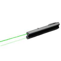 LT-WJ Green Laser Pointer (5MW, 532nm, 2xAAA, Silver)