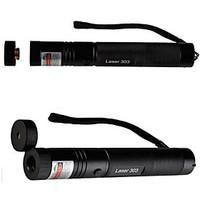 LT-G303 Adjustable Focus Green Laser Pointer(2MW. 532nm. 118650.Black)