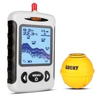 lucky portable professional sounder wireless sonar fish finder fishing ...