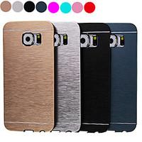 Luxury High Quality Solid Color Brushed Aluminium Hard Case for Samsung Galaxy S6