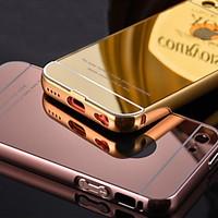 luxury plated metal frame adds transparent acrylic cover phone shell c ...