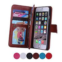 Luxury Multifunction 9 Card Holder Slots Wallet Flip Leather Stand Case For iPhone 7 7 Plus 6s 6 Plus SE 5s 5