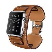 Luxury Genuine Leather watch Band strap Bracelet Replacement Wrist Band With Adapter Clasp For Apple Watch 42mm/38mm