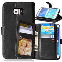 Luxury PU Leather Flip Cover 9 Card Holders Wallet Case For Samsung Galaxy S4/S5/S6/S6 Edge/S6 Edge Plus