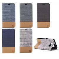 Luxury Flip Canvas Leather Case With Wallet Card Slot Holder For Samsung Galaxy S5 Mini/S5/S6/S6 Edge/S6 Edge Plus