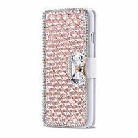 Luxury Shiny Diamond PU Leather Case With Safe Buckle Bling Case For iPhone 7 7plus 6s 6 Plus SE 5s 5
