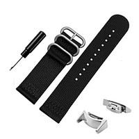 luxury nylon replacement sports watch band strap and adapters for sams ...