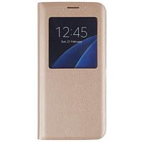 Luxury View Window Flip PU Leather Case For Samsung Galaxy S6/S6 Edge/S6 Edge Plus/S7/S7 Edge