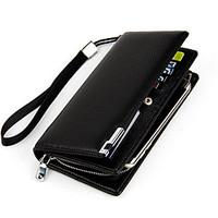 Luxury PU Leather Universal Phone Leather Wallet Case for Apple iPhone 5/5S/SE/6/6S/6 Plus/6S Plus/7/7 Plus