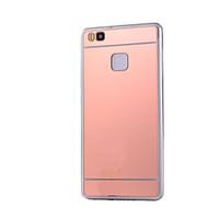 Luxury Plating Mirror Acrylic Case With TPU Frame Back Cover Case For Huawei P8 Lite / P9 / P9 Lite