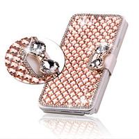 Luxury Bling Crystal Diamond Leather Flip Bag For iPhone 6/6S (Assorted Colors)