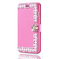 Luxury Leather Case For Iphone 7 Plus 7 Flip Cover Glitter Shiny Diamond Shells For iPhone 6 Plus 6S